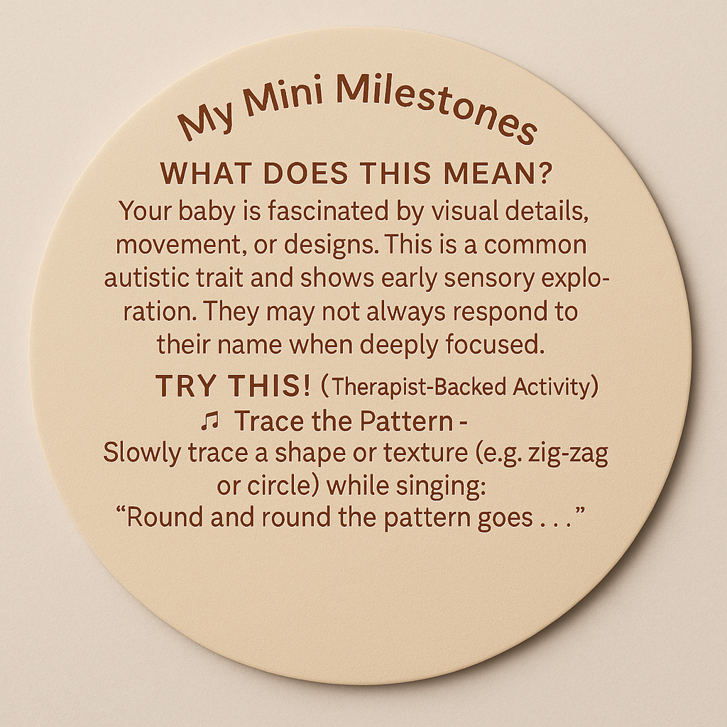 Mini Milestones 0-12 months (neurodiverse)